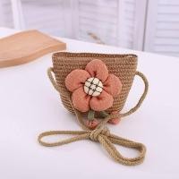 ราคา พร้อมส่ง กระเป๋าสานสำหรับเด็กผู้หญิง กระเป๋าเด็ก กระเป๋าสะพายไหล่ กระเป๋าแฟชั่น กระเป๋าสานสะพายข้าง กระเป๋าสานแฟชั่น ลายดอกไม้ (17399597265)