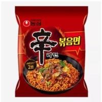 ราคา ลดราคาพิเศษ shin ramyun ramen stir fried มาม่าเกาหลี มาม่าเผ็ดแบบแห้ง 신라면 볶음면 131กรัม (17225969482)