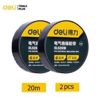 ราคา Deli เทปพันสายไฟ เทปพัน เทปพันสายไฟไวนิล กาวพันสายไฟ 10 20M สีดำ เนื้อกาวไม่เหนียว ไม่ซึม ไม่รั่ว ใช้งานง่าย Insulation Tape (20562883672)