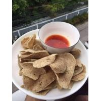 ราคา ข้าวเกรียบปลาบางนรา กรอบ หอม อร่อย แถมน้ำจิ้มให้ทุกถุง 4 ถุง 100 (22680454623)