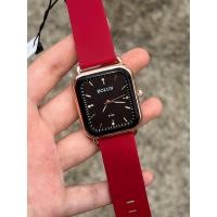 ราคา นาฬิกาBolunแท้ทรงเหลี่ยมปัดจุดเพชรสายสิริโคน (22356191588)