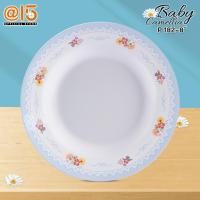 ราคา จานชามเมลามีน ลาย Baby Camilia เบบี้ คามิเลีย แบรนด์ Srithai Superware ศรีไทยซุปเปอร์แวร์ จานร้านอาหาร (22664154709)
