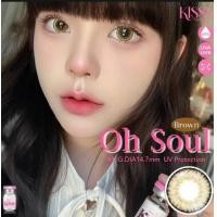 ราคา คอนแทคเลนส์ Oh Soul Brown Gray ขนาดบิ๊กอาย ขายดี (22353734367)