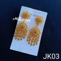 ราคา ต่างหูชุดไทย ต่างหูหนีบ ต่างหูเจาะ เครื่องประดับชุดไทย (21886149641)