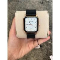 ราคา นาฬิกาBolunแท้ทรงเหลี่ยมปัดจุดเพชรสายสิริโคน (22356191589)