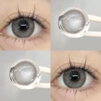 ราคา คอนแทคเลนส์สีขนาดเส้นผ่านศูนย์กลาง 14 2 มม ต่อปีคอนแทคเลนส์รายเดือนคอนแทคเลนส์ คอนแทคเลนส์ Thai Tea Grey Black กรองแสงขนาดมินิ 1คู่ 14 5mm (21992263202)