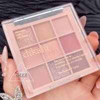 ราคา ของแท้ 100 พาเลทอายแชโดว์ 9 สี เกาหลี เนื้อดินน้ำมัน เนื้อใยไหม ประกายชิมเมอร์ Eyeshadow palette 9 color สีสวยยยมาก (18413456829)