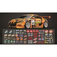 ราคา ดีคอลน้ำ ดีคอล สปอนเซอร์รวม logo sponser ติดชิ้นงานทุกสี HotWheels Majorette Tomica 1 64 Decal water slide DIY 1 64 (21407135470)