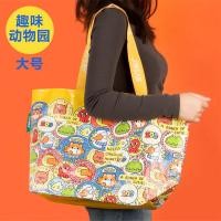 ราคา กระเป๋า Shopping bag กันน้ำ ผลิตจากผ้ากระสอบ กระเป๋าจ่ายตลาด (22337332749)