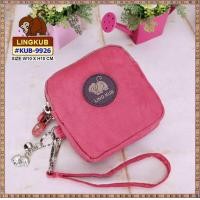 ราคา Lingkub9926 ขนาด4นิ้ว กระเป๋าสตางค์แบบมีสายคล้องมือ กระเป๋าผู้หญิง มี2ช่องซิป (22183203122)