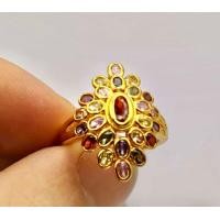 ราคา แหวนทอง 18k พลอยนพเก้า ไม่ลอกไม่ดำใช้ได้นานเป็นปี (21930736542)