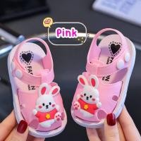 ราคา xx109 รองเท้ารัดส้นเด็ก รองเท้าเเตะเด็กผู้ชายเด็กผู้หญิง กระต่ายน่ารัก เบา ใส่สบาย ร้านไทยพร้อมส่ง (22437833322)