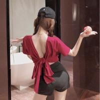 ราคา Kiddy Crew เสื้อแขนสั้น โบว์ผูกหลัง เสื้อครอป เสื้อครอปเเขนตุ๊กตา เอวลอยผูกข้างสีเรียบๆ สม็อคเอว มี3สีพร้อมส่งลดราคาถูกสุดๆ (16116729095)