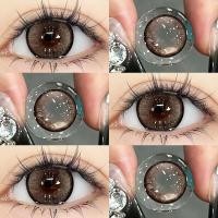 ราคา คอนแทคเลนส์สีขนาดเส้นผ่านศูนย์กลาง 14 2 มม ต่อปีคอนแทคเลนส์รายเดือนคอนแทคเลนส์ คอนแทคเลนส์ Thai Tea Grey Black กรองแสงขนาดมินิ 1คู่ 14 5mm (21992263172)