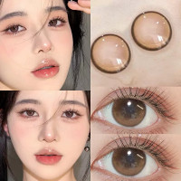ราคา คอนแทคเลนส์สีขนาดเส้นผ่านศูนย์กลาง 14 2 มม ต่อปีคอนแทคเลนส์รายเดือนคอนแทคเลนส์ คอนแทคเลนส์ Thai Tea Grey Black กรองแสงขนาดมินิ 1คู่ 14 5mm (21992263189)