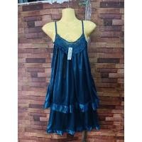 ราคา 94 ชุดนอนผ้าแพรเนื้อผ้าใส่สบาย สายสามารถปรับได้ค่ะ (18574921221)