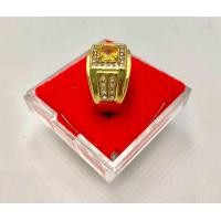 ราคา แหวนทอง 18K ทับทิมสีแดง บุษราคัมสีเหลือง มรกตสีเขียว ล้อมเพ็ชรสวยงาม ช่วยเสริมราศี สวยสดใสดูดีมีราคา ใส่อาบน้ำโดนสบู่ได้ ไม่ลอกไม่ใช้ได้เป็นปี สินค้าดีมีคุณภาพ ใส่แล้วโชคดีร่ำรวยๆ (21397117131)