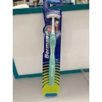 ราคา แปรงทำความสะอาดลิ้น Berman ชนิดขนนุ่มพิเศษ ขนแปรงตัดลักษณะโค้งนูนบริเวณส่วนกลางช่วยให้สัมผัสร่องตรงกลางลิ้นได้สมบูรณ์ (21589135517)