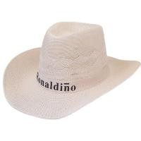 ราคา พร้อมส่ง SW shop หมวกปานามา หมวกสาน ลายRonaldino หมวกกันแดด (22362834188)