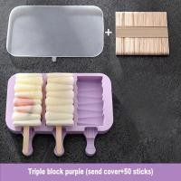 ราคา พร้อมฝาแม่พิมพ์ซิลิโคนทำไอศครีมลายการ์ตูนน่ารักใช้ซ้ำได้ตู้แช่ไอศกรีมถาดน้ำแข็งเครื่องทำน้ำผลไม้ (18867778460)