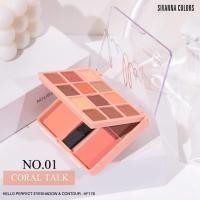 ราคา Sivanna Colors Hello Perfect Eyeshadow Contour HF178 ซิวานน่า พาเลทแต่งหน้า อายแชโดว์ คอนทัวร์ พร้อมไฮไลน์ใน1ชิ้นมี 2ชั้น มาใหม่ สุดปัง (16240853558)