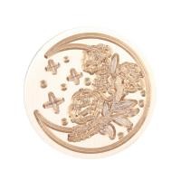 ราคา R Etro ปิดผนึกแสตมป์หัวทองเหลืองแต่งงานซองจดหมายเครื่องมือปิดผนึกคริสตัลจับไฟสีย้อนยุคขี้ผึ้งปั๊มบัตรแสตมป์ (15927680980)