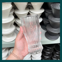 ราคา Pleat Collection แก้วใส ทรงพีช แก้วน้ำดื่ม แก้วคาเฟ่ สไตล์มินิมอล แก้วน้ำ แก้วใส แก้วคาเฟ่เกาหลี แก้ววินเทจ Home cafe (16888748616)