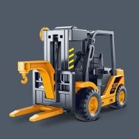 ราคา พร้อมส่ง ของเล่นเด็ก รถก่อสร้าง รถโฟล์คลิฟท์ สำหรับไซต์งานก่อสร้าง รถบรรทุก สําหรับเด็ก รถเฉื่อย ปรับระดับหมุนขึ้นลงได้ (22088160189)