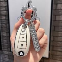 ราคา Suzuki รถ 2 3ปุ ่ มสําหรับ SUZUKI SWIFT Ciaz Celerio Ertiga TPU พวงกุญแจ keychain (22372789960)