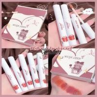 ราคา ราคาถูกที่สุด เซต5 แท่ง ลิปหมี ลิปกลอส ฉ่ำวาว นุ่มละมุน สีชัด ติดทน กันน้ำ ลิปสติก เครื่องสำอาง ทาปาก สีสวย (22565397305)
