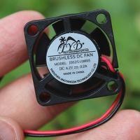 ราคา พัดลมไร้ฝุ่นไฟฟ้าขนาดเล็กมาก DC 5V 6V 2507พัดลมทำความเย็นขนาดเล็กจิ๋วขนาดเล็กมาก (21426841258)