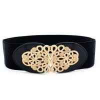 ราคา DE9H หญิง เครื่องประดับสำหรับผู้หญิง อุปกรณ์เสื้อผ้า เข็มขัด หัวเข็มขัดยางยืด เข็มขัดเอวกว้าง สายรัดชุด (20594474941)
