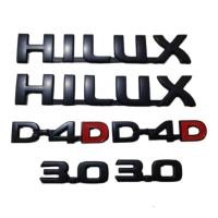 ราคา โลโก้ประตูข้าง toyota vigo hilux D4D 3 0 สีดำ สำหรับ toyota vigo จำนวน 1 ตัว จัดส่งเร้ว บริการประทับใจ (22163205729)