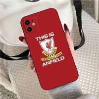 ราคา Casing หรับ iPhone 11 12 Mini X Xs XR Pro Max 6 6s 7 8 6 7 8 Plus 5 5s SE 2020 LU55 Liverpool FC Pattern Phone เคสโทรศัพท์ อ่อนนุ่ม TPU Black ปก (19711172225)