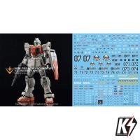 ราคา Waterdecal CG HG RGM 79 G GM Ground Type ดีคอลน้ำสำหรับติดกันพลา กันดั้ม Gundam พลาสติกโมเดลต่างๆ (10028876870)