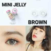 ราคา คอนแทคเลนส์ Mini Jelly Gray Brown ยี่ห้อ Kitty kawaii ค่าสายตาปกติ 600 (19867042017)