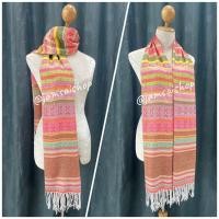 ราคา ผ้าพันคอ ผ้าคลุมไหล่ ผ้าแฟชั่น ลายริ้วมีหลายสี (20029544527)