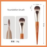 ราคา แปรงรองพื้นลิ้นบางพิเศษและกว้างคอนซีลเลอร์ไม่ย้อมสีและไม่กินแป้งแปรงแต่งหน้าผมนุ่มหัวแบน แปรงแต่งหน้า แปรงรองพื้น หัวแบน (22444986361)