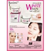 ราคา Sasimi Snail White Skin Face Cream ครีมบำรุงผิวหน้า เซรั่ม สูตรหอยทาก ฟื้นฟูผิวขาวใส ลดเลือนริ้วรอย (22530006152)