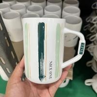 ราคา แก้วกาแฟ แก้วน้ำ ใบใหญ่ แก้วเซรามิคมีหูจับ แก้วใส่เครื่องดื่ม แก้วสีพาทเทล เข้าเครื่องไมโครเวฟได้ (22183937460)