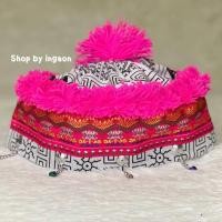 ราคา หมวกเด็กดอย หมวกเเม้ว หมวกชาวเขา ใส่คู่กับชุดพื้นเมือง (22150626432)