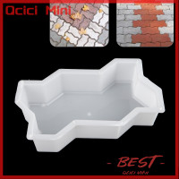 ราคา เครื่องสร้างเส้นทางแบบ DIY จาก Qcici แม่พิมพ์คอนกรีตแม่พิมพ์อิฐปูพื้นเส้นทางถนนแม่พิมพ์ทางเท้าในสวน (22186069832)