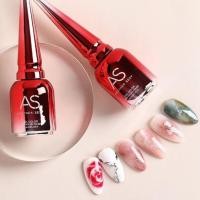 ราคา เจลทำสีเจลฟุ้ง กระจายสี blooming gel สีทาเล็บเจล ยาทาเล็บเจล สีฟุ้ง AS ฝาแหลม (10602229039)