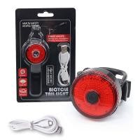ราคา BUCKlOS ไฟ LED จักรยานไฟท้ายจักรยานชาร์จ USB อุปกรณ์ไฟคำเตือนในการขับขี่กลางคืน (22362187017)