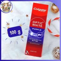 ราคา Colgate Optic White Purple ยาสีฟัน คอลเกต อ๊อพติค ไวท์ เพอร์เพิล 100 กรัม (22054006682)