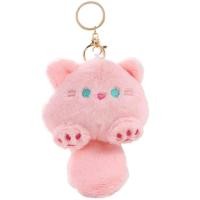 ราคา พวงกุญแจตุ๊กตาผ้าขนนุ่มแมวส่งเสียงดังพวงกุญแจจี้ตุ๊กตาแมวตุ๊กตาผ้าฝ้าย PP พวงกุญแจจี้กระเป๋าตุ๊กตาแมวส่งเสียงน่ารัก (21050558957)