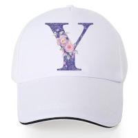 ราคา หมวกเบสบอล หมวกกอล์ฟแบบปรับได้ พิมพ์ลายดอกไม้สีม่วง ฮิปฮอป Trucker หมวกกันแดด หมวก (22297339124)