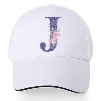 ราคา หมวกเบสบอล หมวกกอล์ฟแบบปรับได้ พิมพ์ลายดอกไม้สีม่วง ฮิปฮอป Trucker หมวกกันแดด หมวก (22297339109)