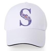 ราคา หมวกเบสบอล หมวกกอล์ฟแบบปรับได้ พิมพ์ลายดอกไม้สีม่วง ฮิปฮอป Trucker หมวกกันแดด หมวก (22297339118)