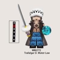 ราคา Boa Hancock จระเข้ Donquixote Rosinante Jinbe Dracule Mihawk Buggy อะนิเมะบล็อกตัวต่อของเล่น WM6190 (22380195536)